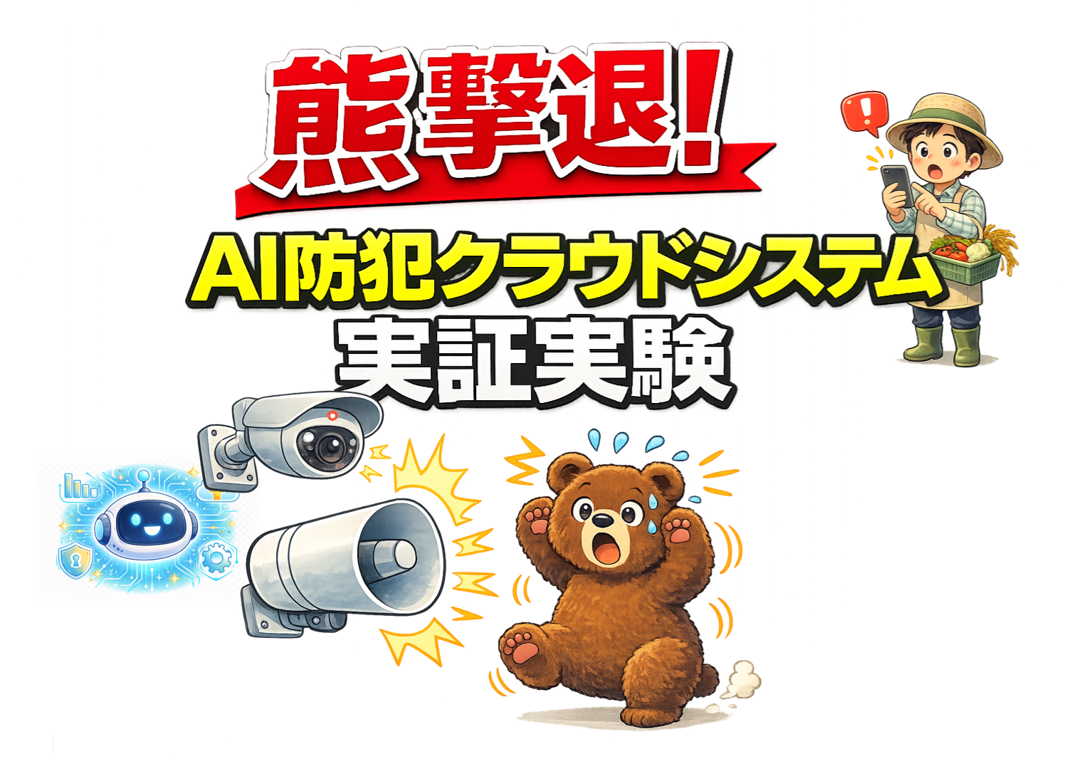 横瀬町AI熊撃退システム